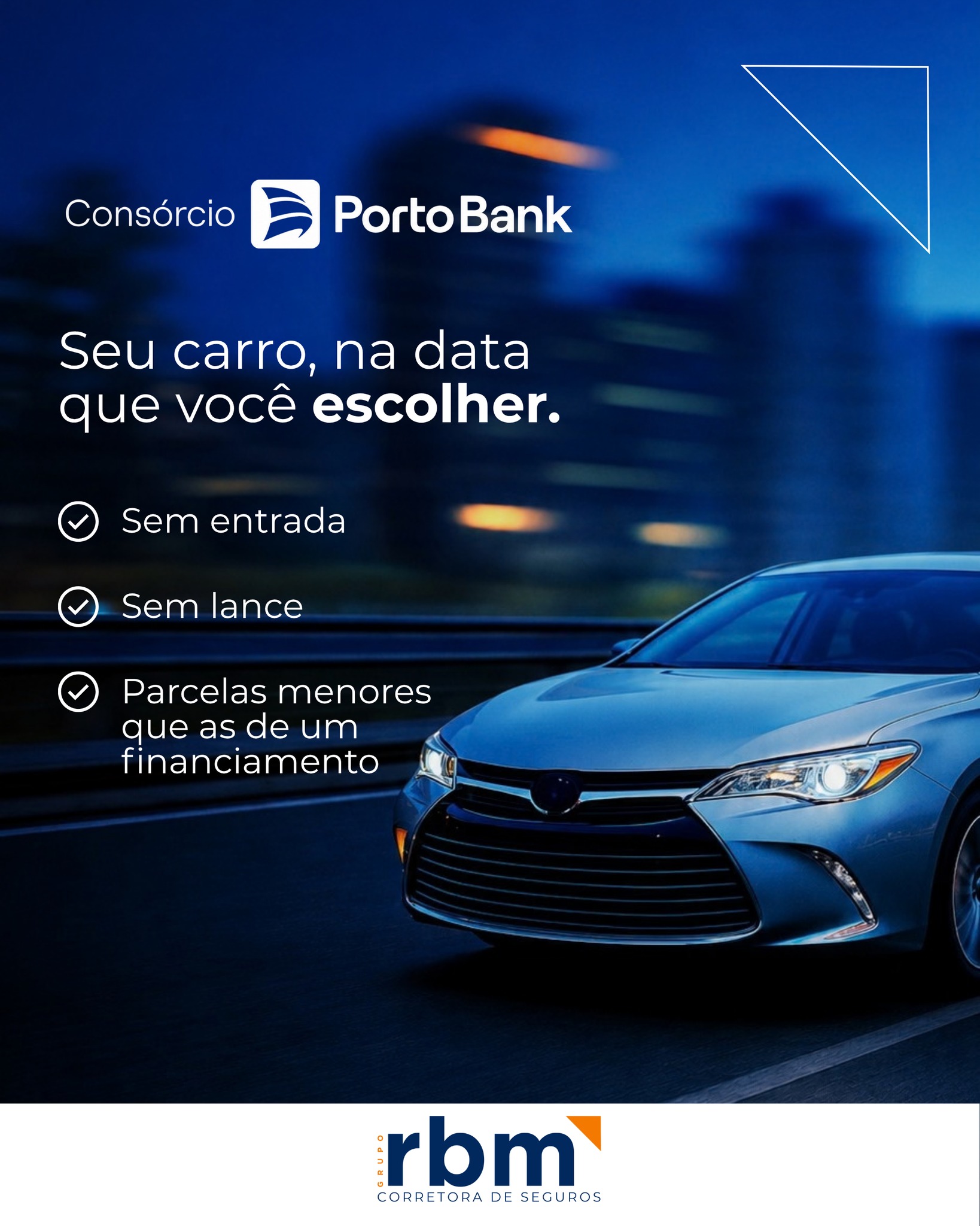 Seu próximo objetivo pode ter data certa para acontecer. 📅

Com o Consórcio Data Certa, da Porto Bank, você conta com uma alternativa para planejar a realização dos seus projetos com mais organização e previsibilidade.

Seja para conquistar um veículo, imóvel ou outro objetivo, o planejamento começa agora.

Fale conosco e conheça as possibilidades:
📲 (21) 99948-9214
📞 (21) 3550-7272

#RBM #PortoBank #ConsórcioDataCerta #Consórcio #Planejamento