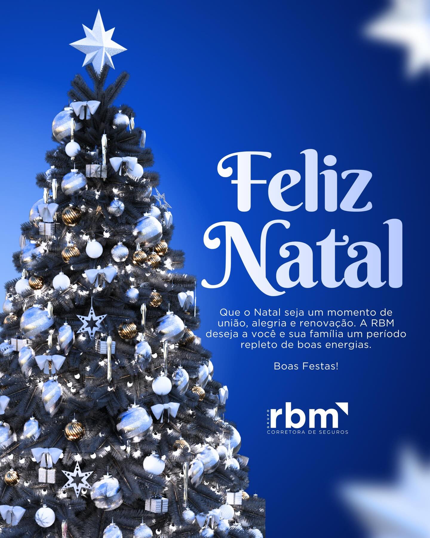 Que o Natal seja um tempo de renovar a esperança, fortalecer laços e celebrar tudo o que realmente importa.

A RBM Seguros deseja a você e sua família um Natal de paz, proteção e união. ✨

#feliznatal #rbmseguros